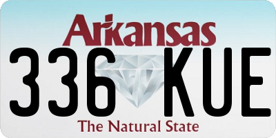 AR license plate 336KUE