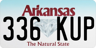 AR license plate 336KUP