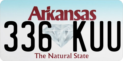 AR license plate 336KUU
