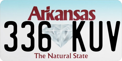 AR license plate 336KUV