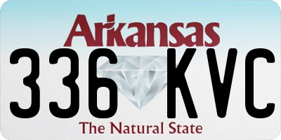 AR license plate 336KVC