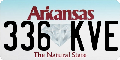 AR license plate 336KVE