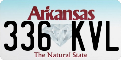 AR license plate 336KVL