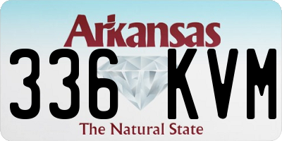 AR license plate 336KVM