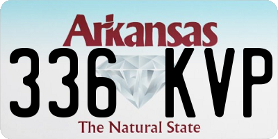 AR license plate 336KVP