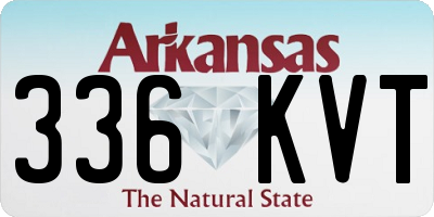 AR license plate 336KVT