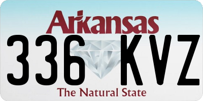 AR license plate 336KVZ
