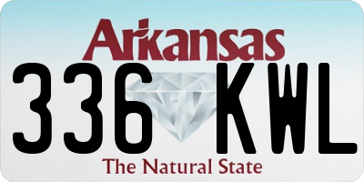AR license plate 336KWL