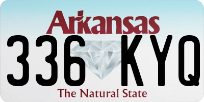 AR license plate 336KYQ