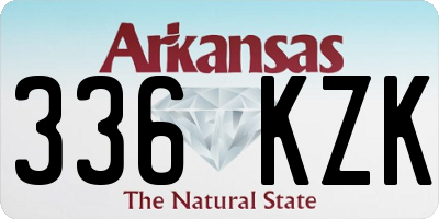 AR license plate 336KZK
