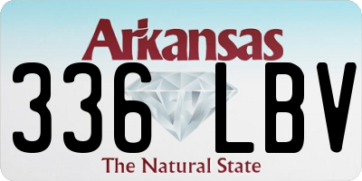 AR license plate 336LBV