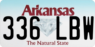 AR license plate 336LBW