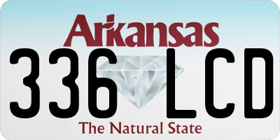 AR license plate 336LCD