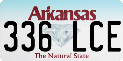 AR license plate 336LCE