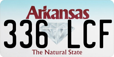 AR license plate 336LCF