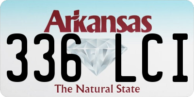 AR license plate 336LCI
