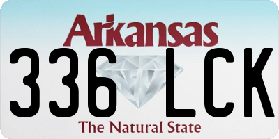 AR license plate 336LCK