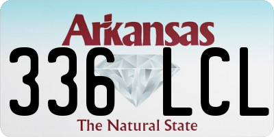 AR license plate 336LCL