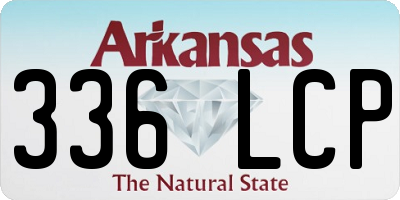 AR license plate 336LCP