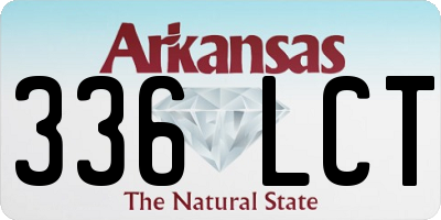 AR license plate 336LCT