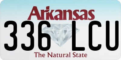 AR license plate 336LCU