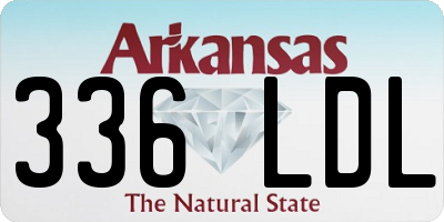 AR license plate 336LDL