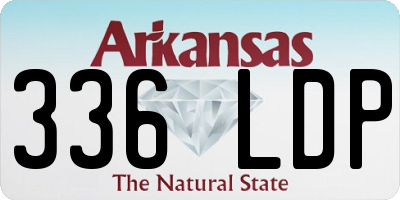 AR license plate 336LDP