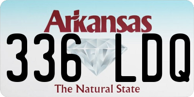 AR license plate 336LDQ