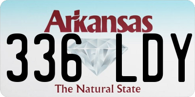 AR license plate 336LDY