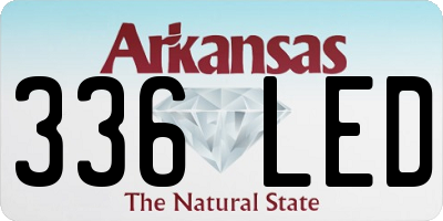 AR license plate 336LED