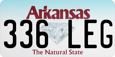 AR license plate 336LEG