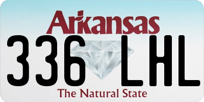 AR license plate 336LHL