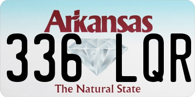 AR license plate 336LQR
