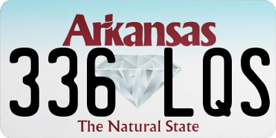 AR license plate 336LQS