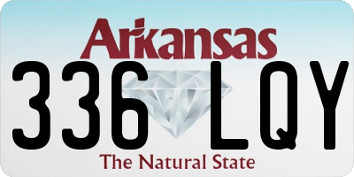 AR license plate 336LQY