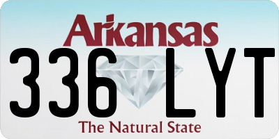 AR license plate 336LYT
