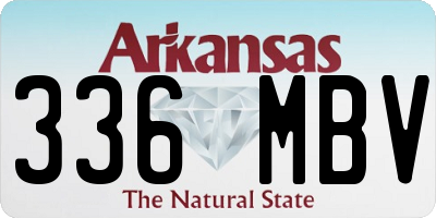 AR license plate 336MBV