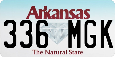 AR license plate 336MGK