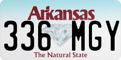 AR license plate 336MGY