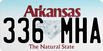 AR license plate 336MHA