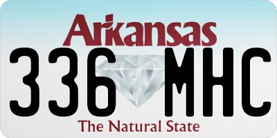 AR license plate 336MHC