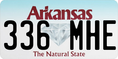 AR license plate 336MHE