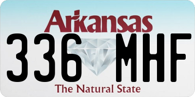 AR license plate 336MHF