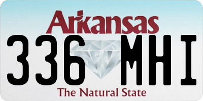 AR license plate 336MHI