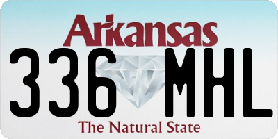 AR license plate 336MHL