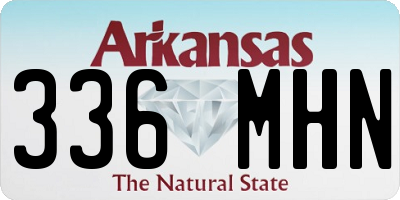 AR license plate 336MHN