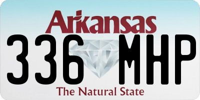 AR license plate 336MHP