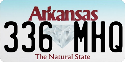 AR license plate 336MHQ