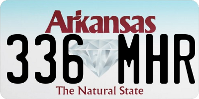 AR license plate 336MHR