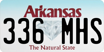 AR license plate 336MHS